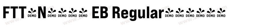 FTT-Nセザンヌ EB Regular字体转换